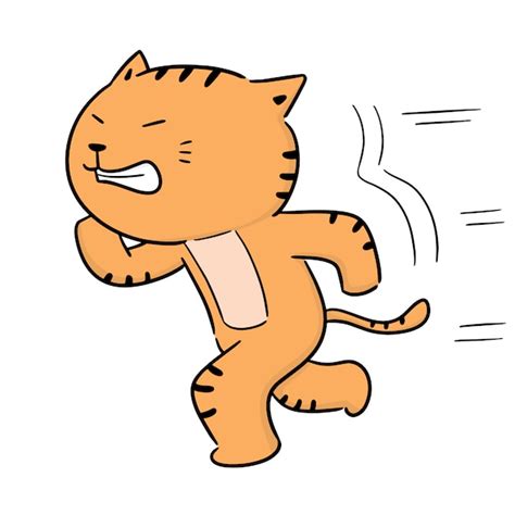 Premium Vector | Vector of cat running