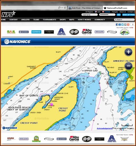 Lake Ontario Depth Chart