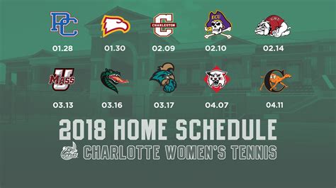 Spring Women’s Tennis Schedule Released