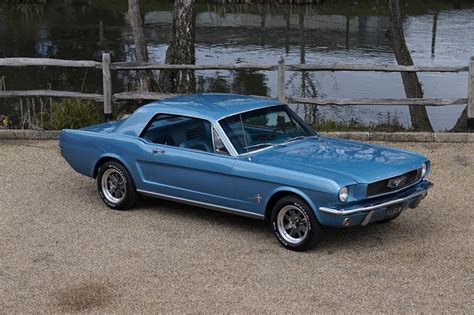 1966 Ford Mustang Coupe Auto Light Blue - Muscle Car