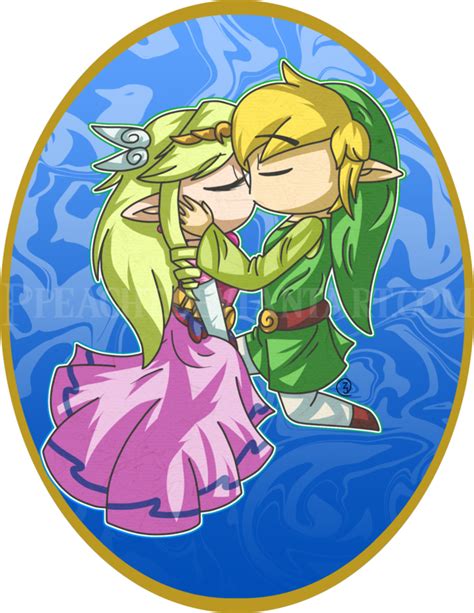 Toon Link and Toon Zelda kiss - Link and Zelda Photo (38906663) - Fanpop