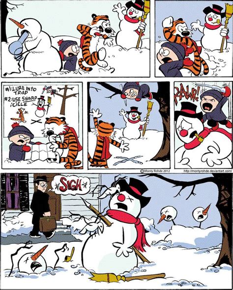 Calvin and Hobbes meet Frosty the Snowman by MontyRohde on deviantART ...