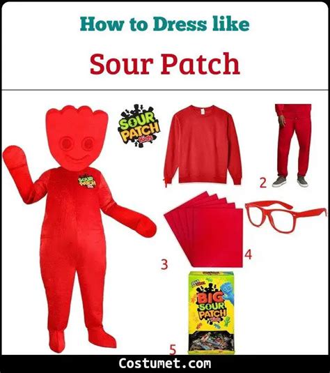 Sour Patch Kids Costume for Halloween