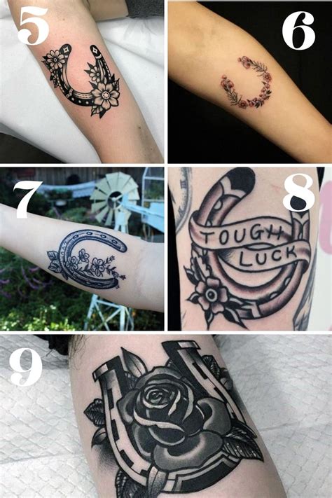 23 Lucky Horseshoe Tattoo Ideas + Designs - Tattoo Glee