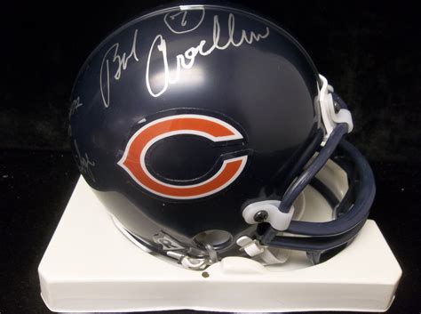 Lot Detail - Autographed Chicago Bears Riddell Mini-Helmet- Signed by 4 ...