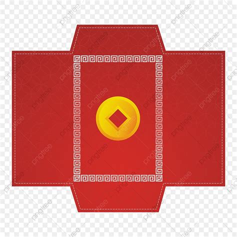 Red Chinese Envelope Template