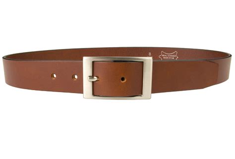 Tan Leather Belt British Made - Belt Designs