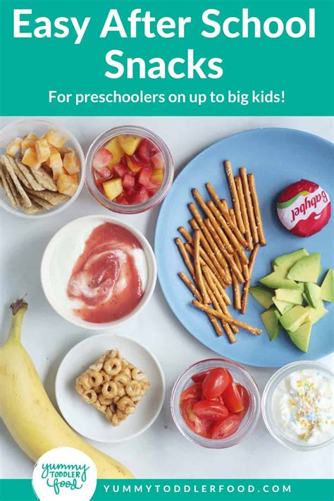 5-Minute After School Snack Ideas (Preschool through Elementary!)