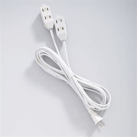 Double Ended Indoor Extension Cord – Two Wire Extension Cord - White - Walmart.com