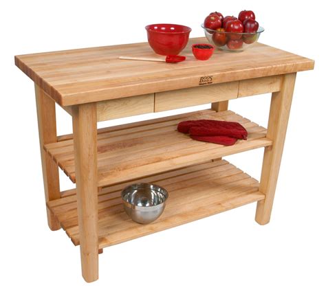 John Boos Country Work Table | Butcher Block Table