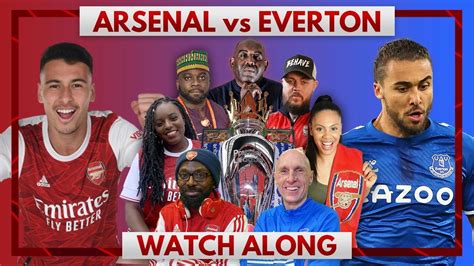 Arsenal vs Everton | Watch Along Live - YouTube