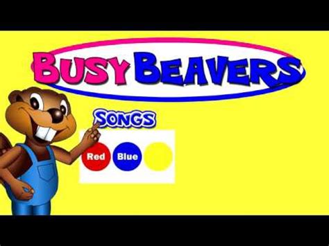 The busy beavers collection of colors - YouTube