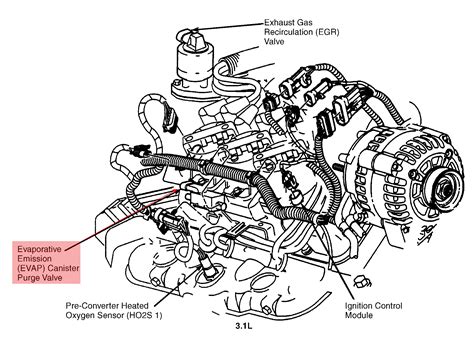 Chevy Malibu 2000 Engine Diagram