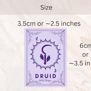 Moon Druid Wild Shapes Cards Dnd 5e Wild Shape 93 Beast Transformations ...