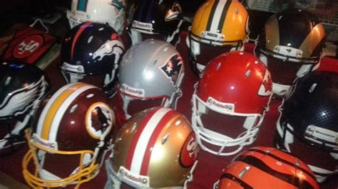 My Authentic NFL Helmet Collection (Part 1) - YouTube