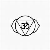 Third Eye Chakra Mandala Coloring Page Sketch sketch template