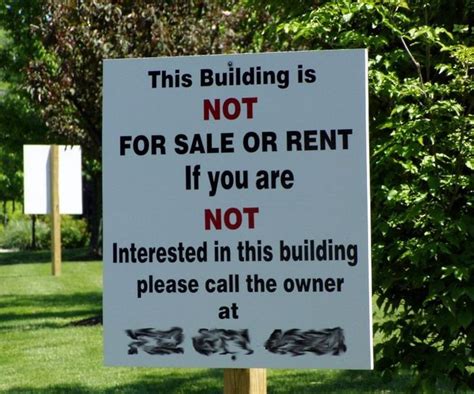 30 Ridiculously, Hilarious Real Estate Signs That Will Crack You Up ...