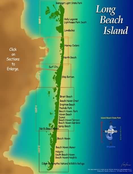 Map Of Long Beach Island New Jersey – The World Map