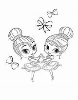 Printable Cute Shimmer And Shine coloring Page  Download Print Or sketch template