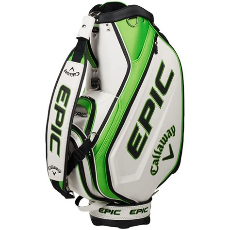 Callaway 2021 Epic Golf Tour Staff Bag White/Green/Black | Scottsdale Golf