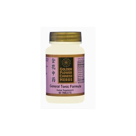 Golden Flower Chinese Herbs, General Tonic - 60 Tablets