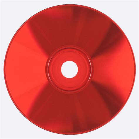 Blank 12cm red base CD-Rs (700MB) with labels and wallets - Retro Style Media