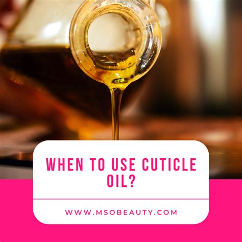 When To Use Cuticle Oil? - Ms. O. Beauty