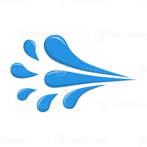 water splash icon or logo. 18887538 PNG