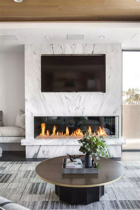 13 Comfortable Modern Fireplace Design - Futurian | Minimalist ...