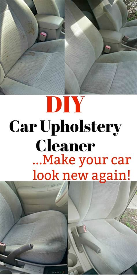 DIY Car Upholstery Cleaner: Make Your Interior Look Brand New! - The Frugal Ginger