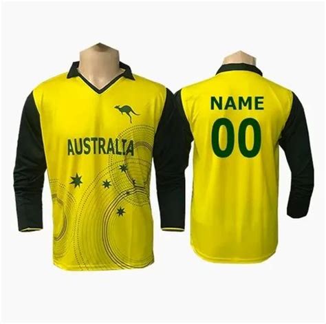 Cotton australia cricket jersey, Printed at Rs 1000/piece in Tiruvallur ...