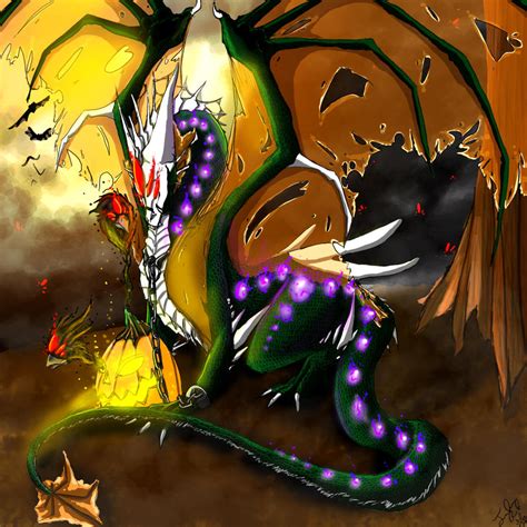 CE: Halloween Dragon by Zanziabar on DeviantArt