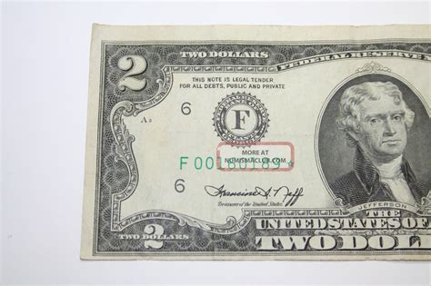 1976 Two Dollar Star Note Frb Atlanta $2 Bill Great Price