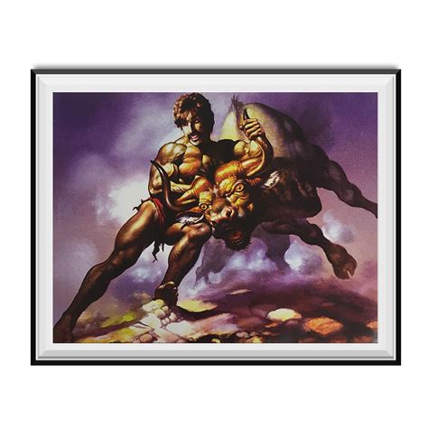 White Goodman Bull By The Horns Poster Dodgeball Movie 18" x 24" Dodge ...