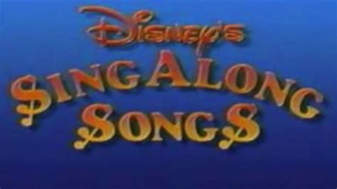 Disney Sing Along Songs Theme