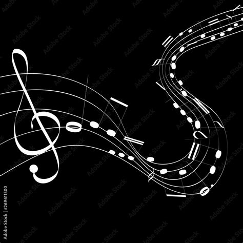 Black And White Wallpaper Music Notes