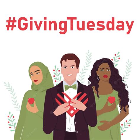 Premium Vector | National day of giving givingtuesday