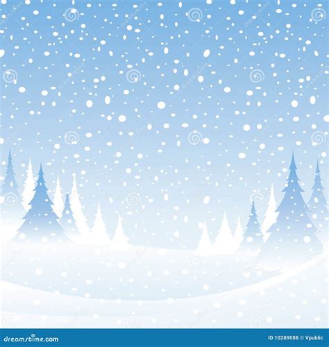 White winter scene stock vector. Illustration of backgrounds - 10289088