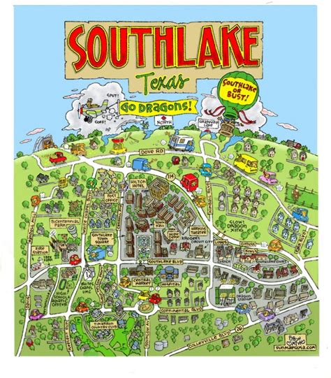 Fun Maps Usa - Southlake Texas Map | Printable Maps