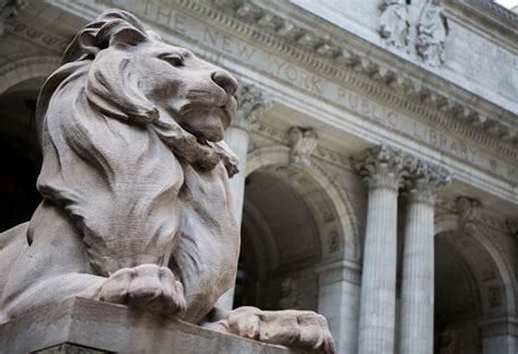 New York Public Library Lions Don Face Masks As City Reopens