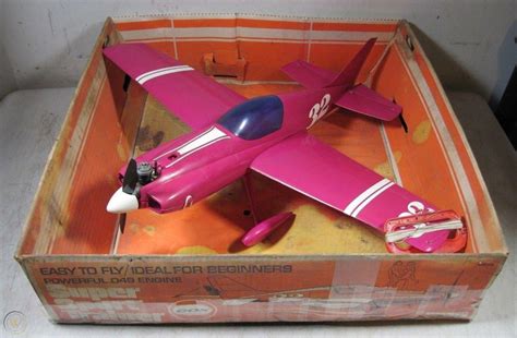 Vintage 1970's Cox Super Sport Trainer Control Line Airplane W/Box 049 Purple US | #1928690773