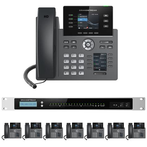 Business Phone System by Grandstream: 8 Line Enhanced Package