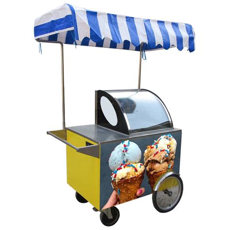 Ice cream display cart, ice cream cart recharge, solar powered ice ...