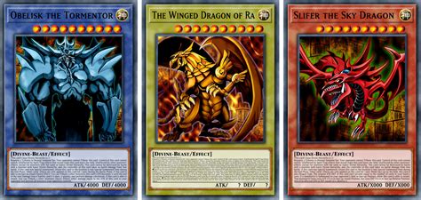 Yu-Gi-Oh - The Egyptian Gods Cards [NEW] by alascokevin1 on DeviantArt