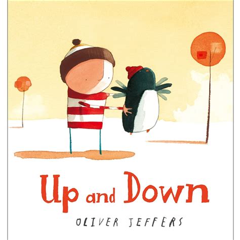 Up and Down by Oliver Jeffers (Board Book) Age 3-5 Years - Maya Toys