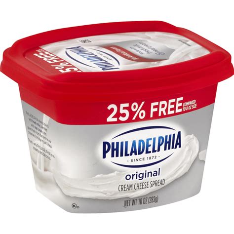 Philadelphia Cream Cheese Spread, Original | Cream Cheese | My Country ...