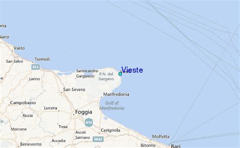 Vieste Tide Station Location Guide