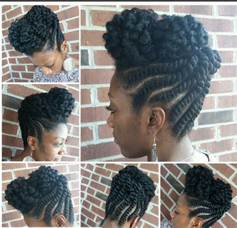 Two Strand Twist Updo Hairstyles - Hairstyle Guides