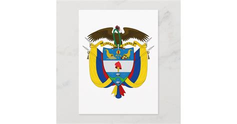 Colombia Coat of Arms Postcard | Zazzle