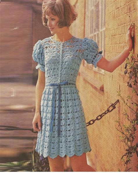 Crochet DRESS Pattern Vintage 70s Crochet Wedding Dress - Etsy